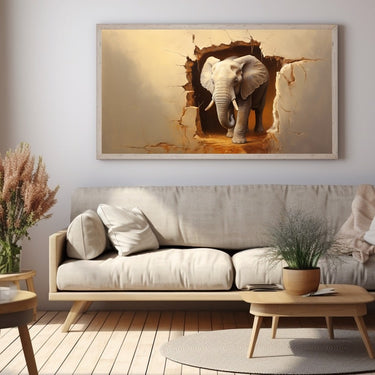 3D Elephant Painting